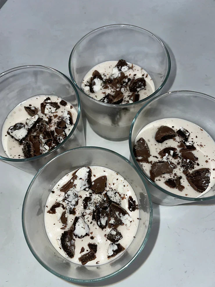 Healthier oreo cheesecake