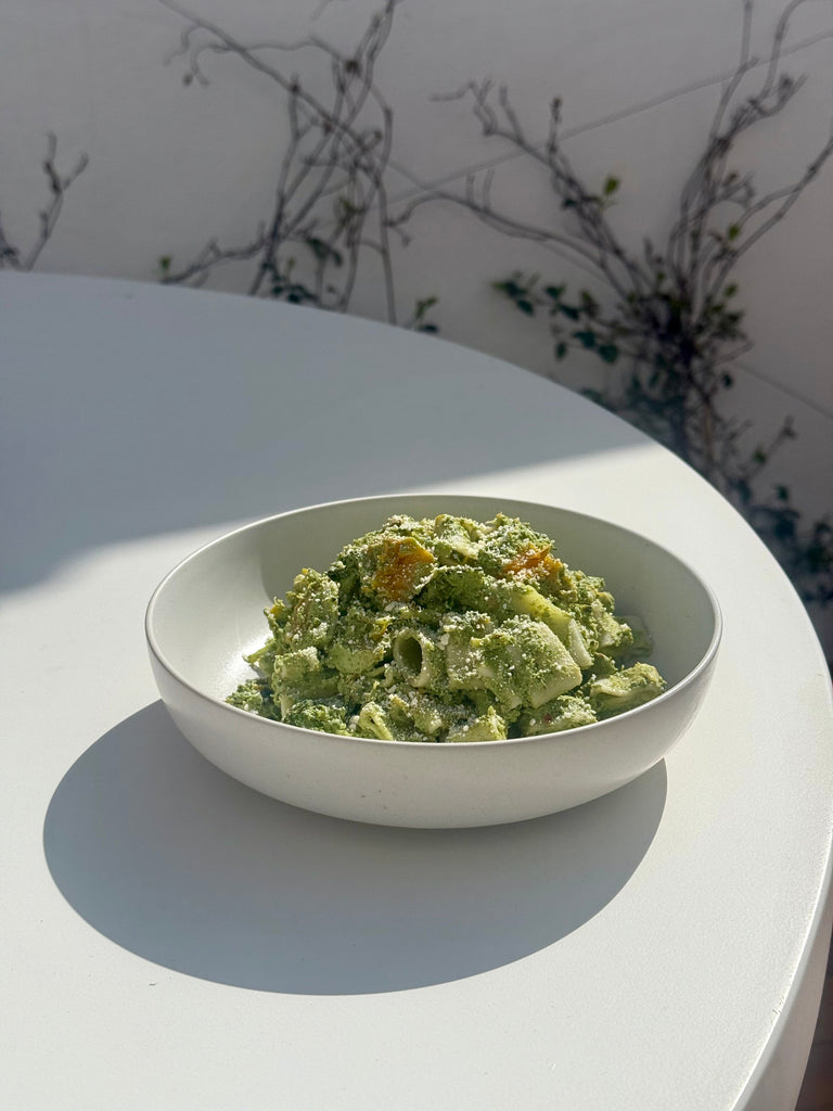 Chilli Tofu Greens Pasta