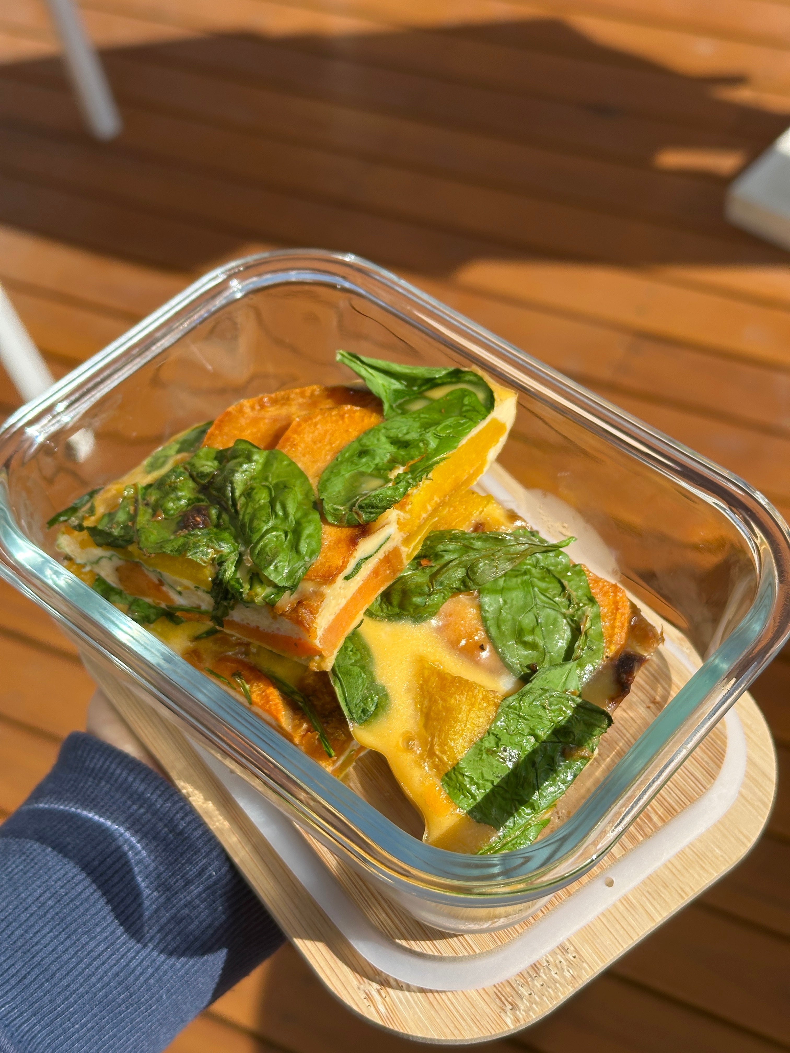 Sweet Potato, Pumpkin & Spinach Frittata