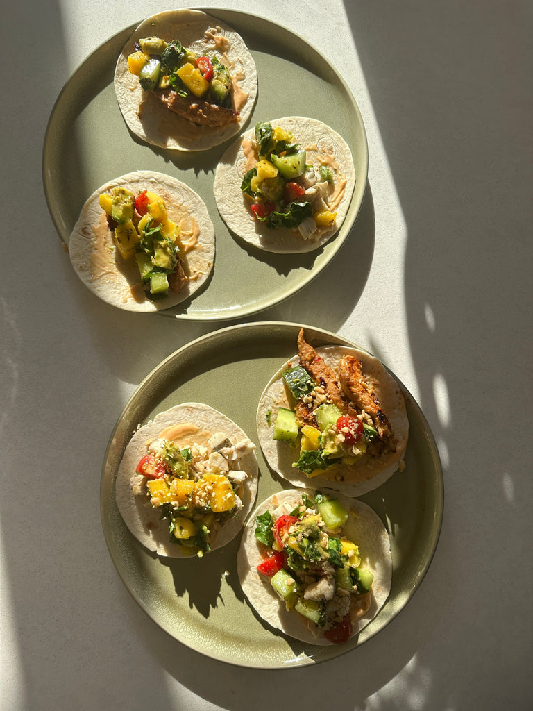Whiting & Avocado Mango Tacos