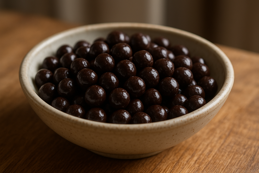 Dark Chocolate Covered Chickpeas